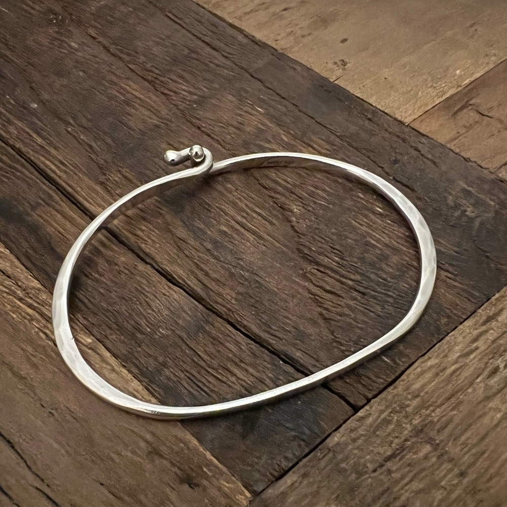 James Avery Hammered Hook-On Bracelet